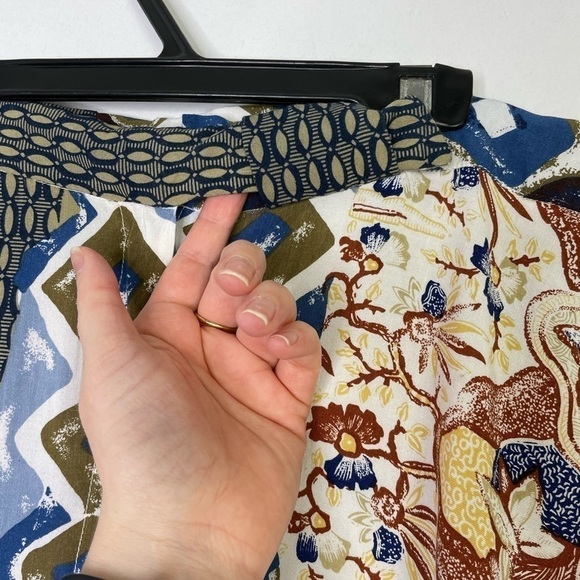 Vintage high waisted mix print pants - Picture 3 of 8